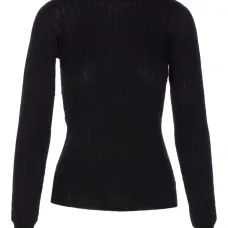 свитер с круглым вырезом и логотипом