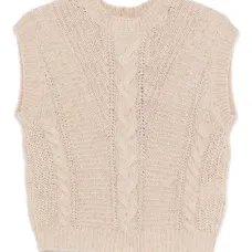 Жилет фактурной вязки