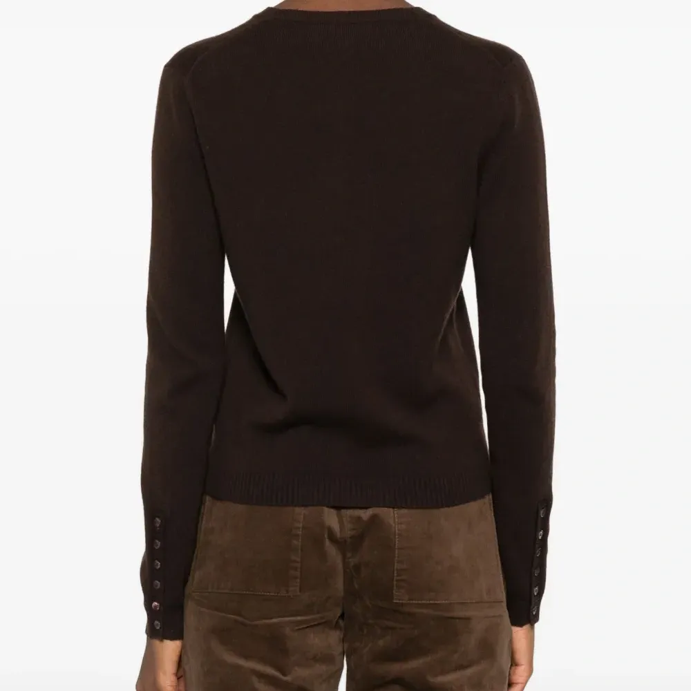 Кардиган с круглым вырезом