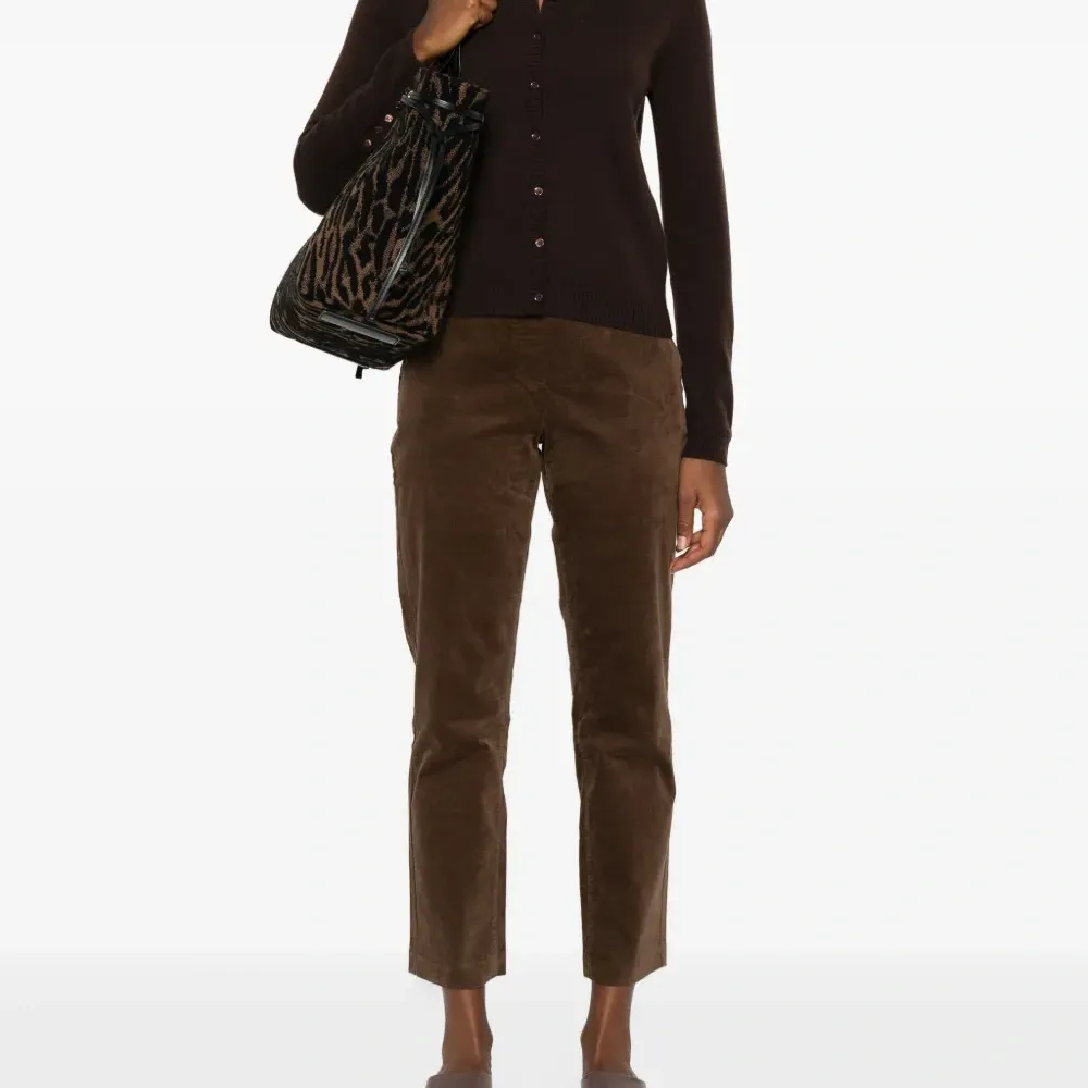 Кардиган с круглым вырезом