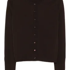 Кардиган с круглым вырезом