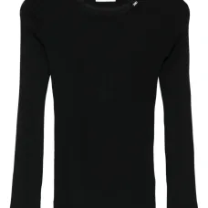 Футболка в рубчик с длинными рукавами Футболка в рубчик с длинными рукавами