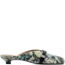 Мюли на каблуке-рюмке