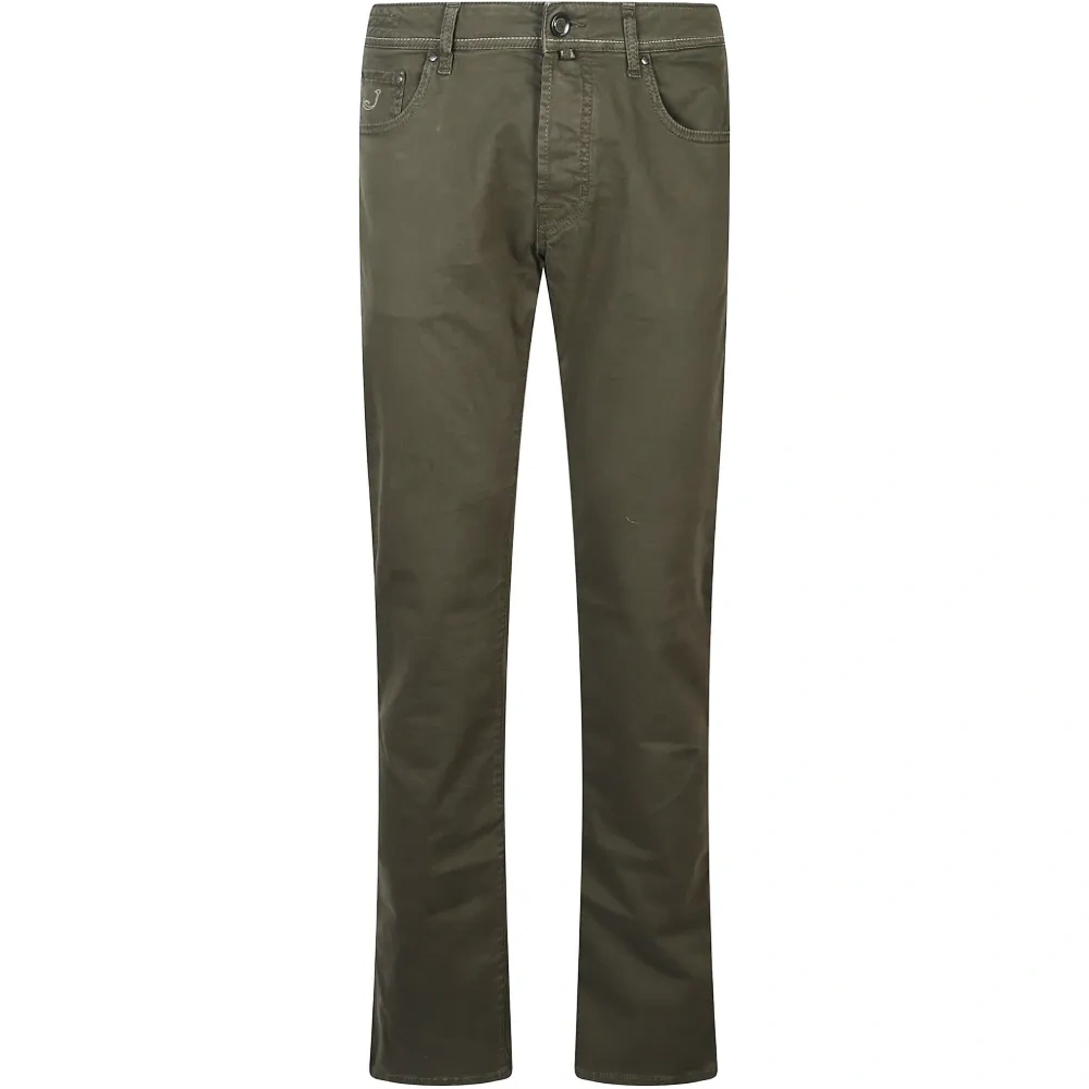 Джинсы с накладными карманами