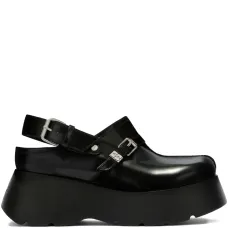 Мюли с пряжкой