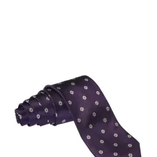 Шелковый галстук с цветочным узором