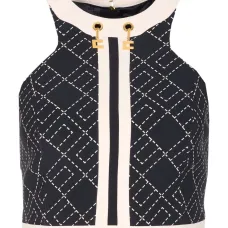 топ с вырезом халтер