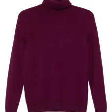 Кашемировый свитер с высоким воротником