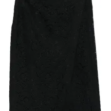 Юбка миди с кружевом Юбка миди с кружевом