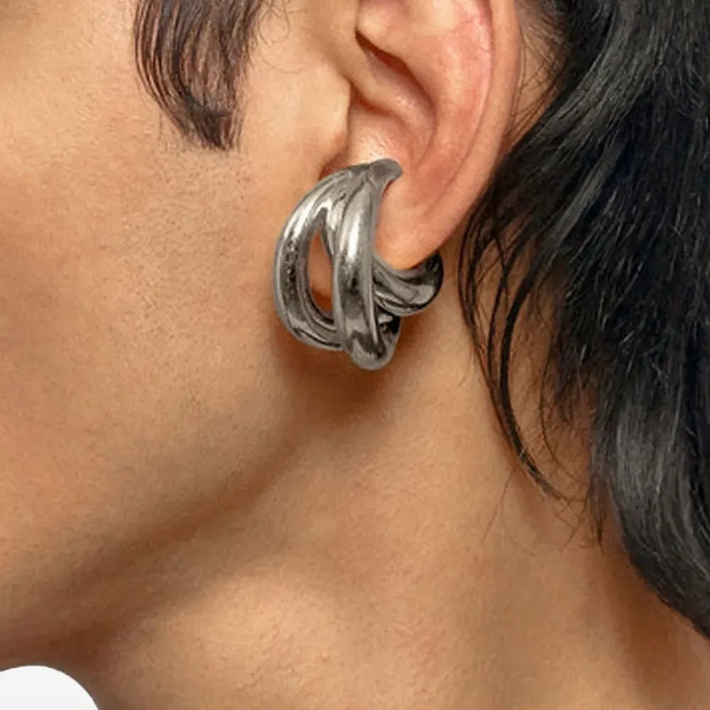 Серьга-кафф Triptych