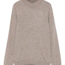 Кашемировый свитер с высоким воротником