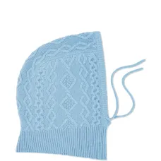 Капюшон с завязками из вязаного трикотажа