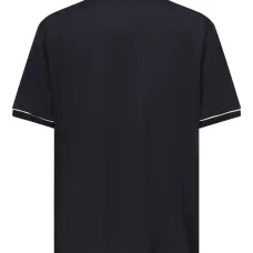 Футболка с контрастной отделкой