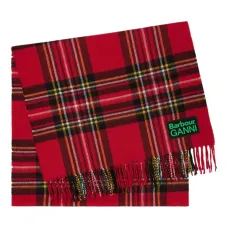 Шарф в клетку тартан из коллаборации с Barbour