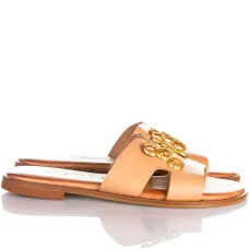 Шлёпанцы с украшением