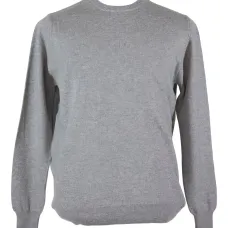 Свитер с круглым вырезом