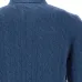 Свитер фактурной вязки с воротником поло