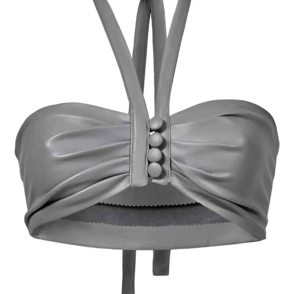 Топ с вырезом халтер Топ с вырезом халтер