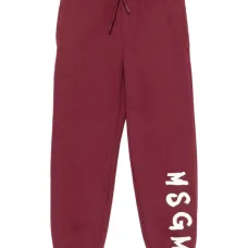 Спортивные брюки с эластичным поясом и логотипом