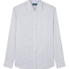 Хлопковая рубашка в полоску