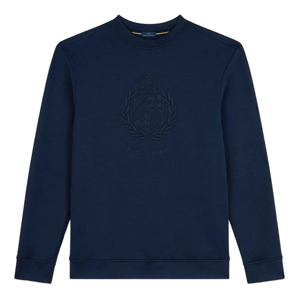 Свитшот с геральдической вышивкой