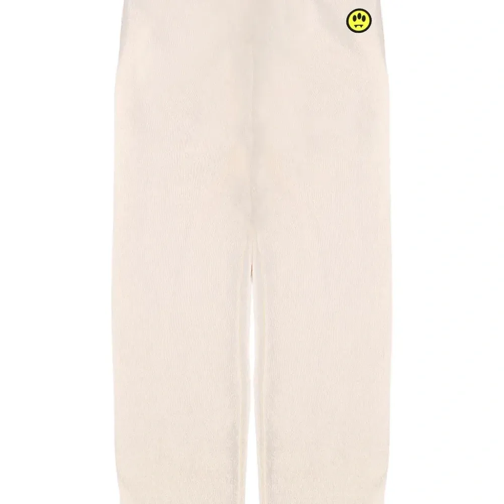 Брюки с вышитым логотипом