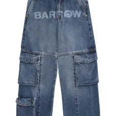 Джинсы карго с логотипом Джинсы карго с логотипом