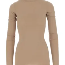 Топ с высоким воротником и капюшоном