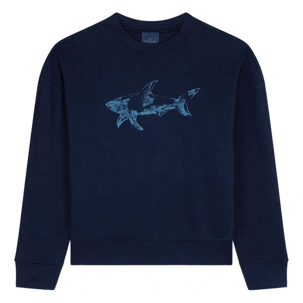 Свитшот с принтом акулы