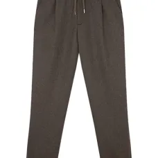 Плиссированные брюки на кулиске