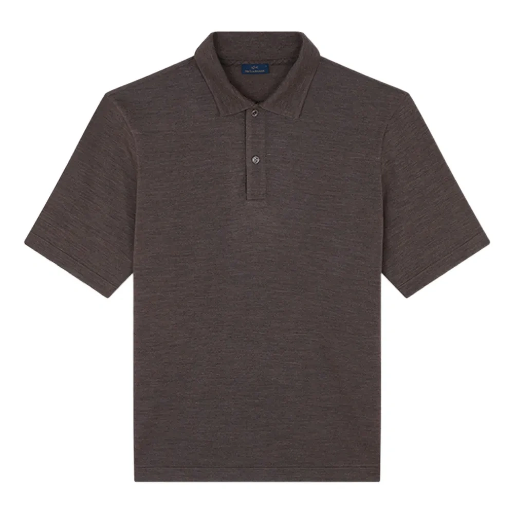 Тонко вязаное поло