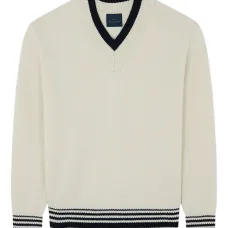 Свитер с V-образным вырезом