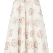 Юбка макси с цветочным принтом