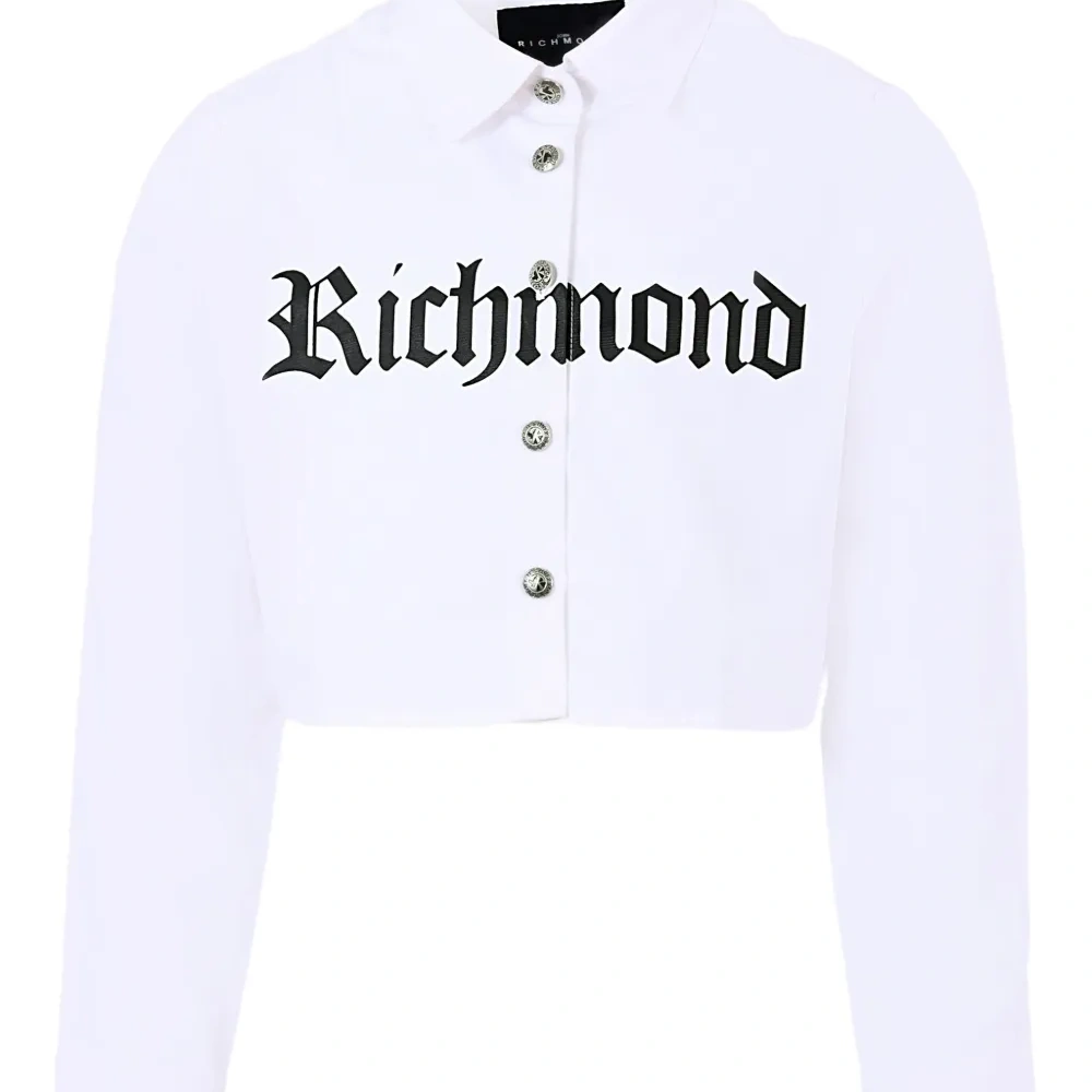 Рубашка с длинными рукавами и логотипом