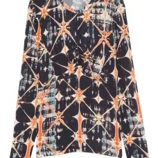 Топ с принтом тай-дай Топ с принтом тай-дай