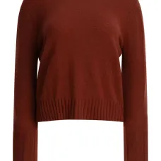 Свитер с манжетами в рубчик