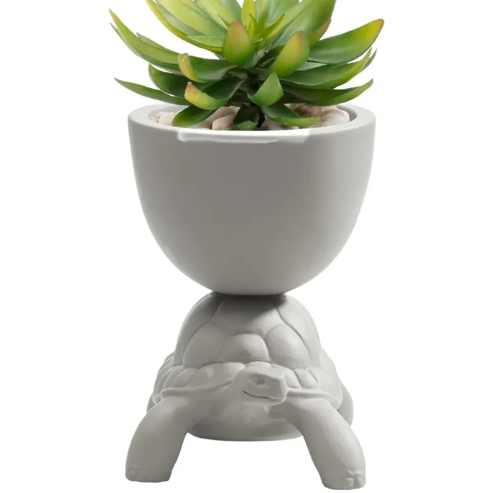 Керамическое кашпо Turtle Carry