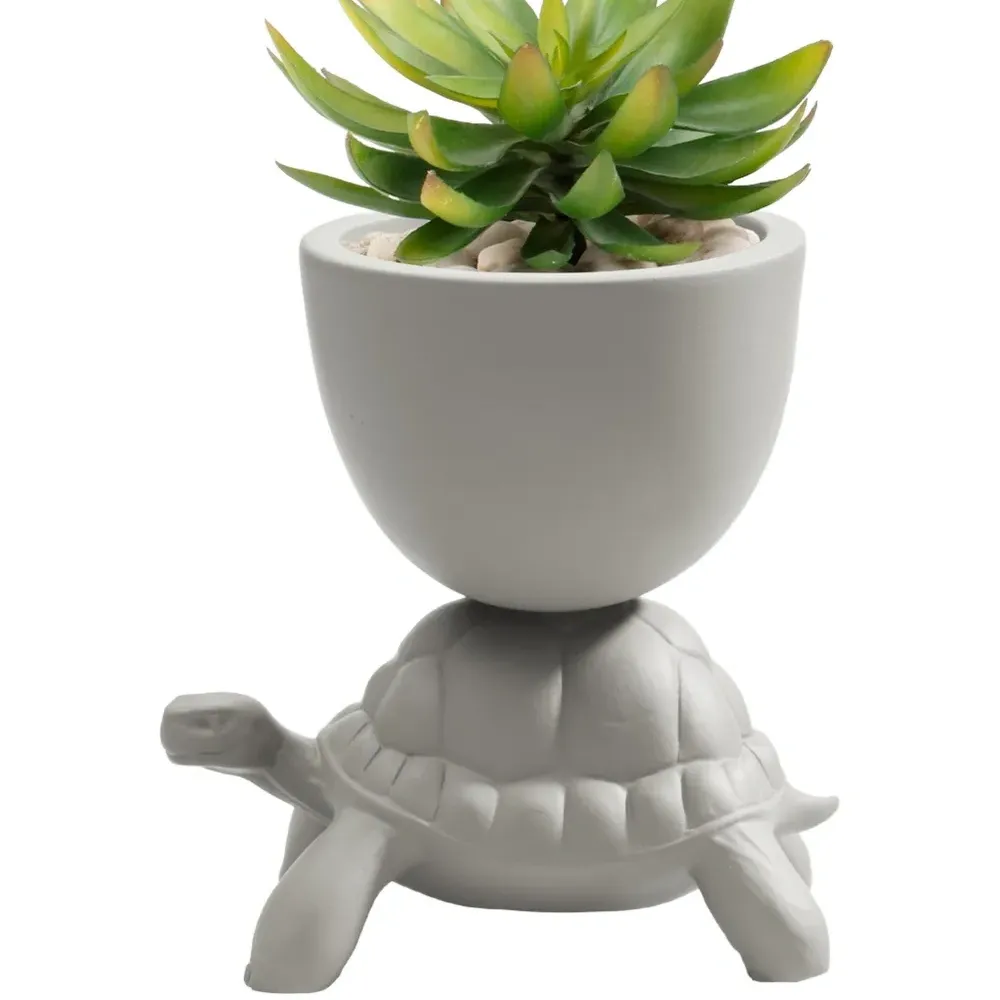 Керамическое кашпо Turtle Carry