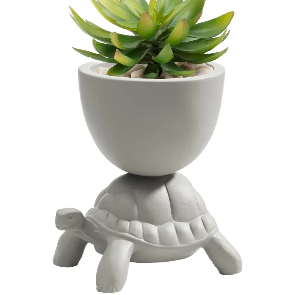 Керамическое кашпо Turtle Carry