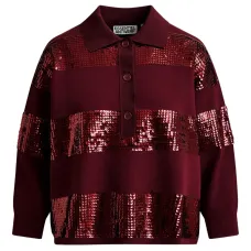 Рубашка поло Illuminati с пайетками Рубашка поло Illuminati с пайетками