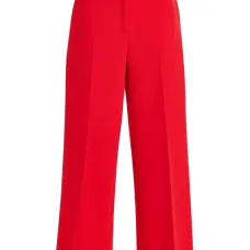 Расклешенные брюки со складками