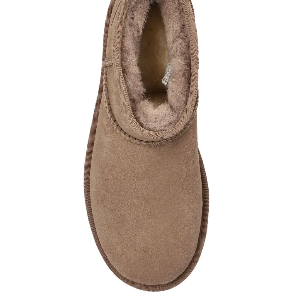 Ботинки из замши овчины