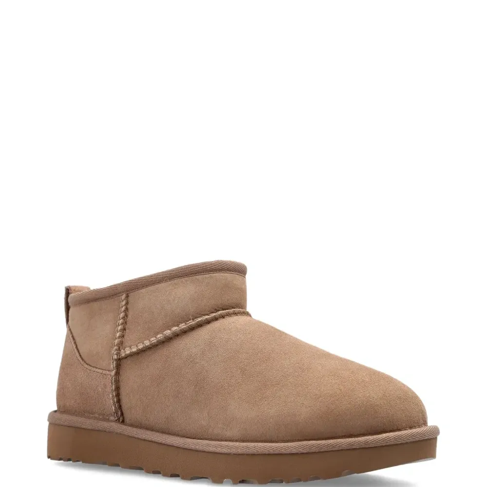 Ботинки из замши овчины