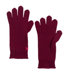 Перчатки с манжетами в рубчик