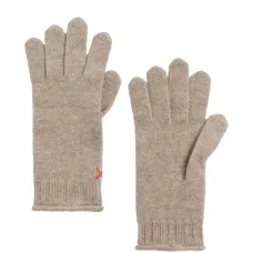 Перчатки с манжетами в рубчик