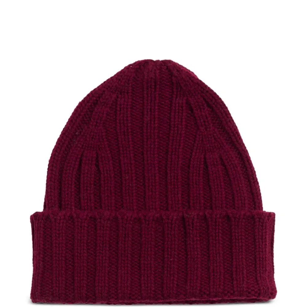 Шапка бини в рубчик