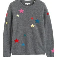 Свитер с узором в виде звезд