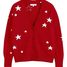 Кардиган с мотивом в виде звезд