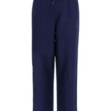 Льняные брюки с кулиской