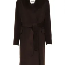 Пальто с поясом